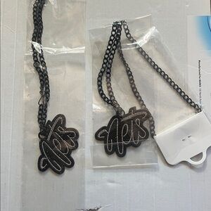Black Chain Nets Necklace exclusive (2)